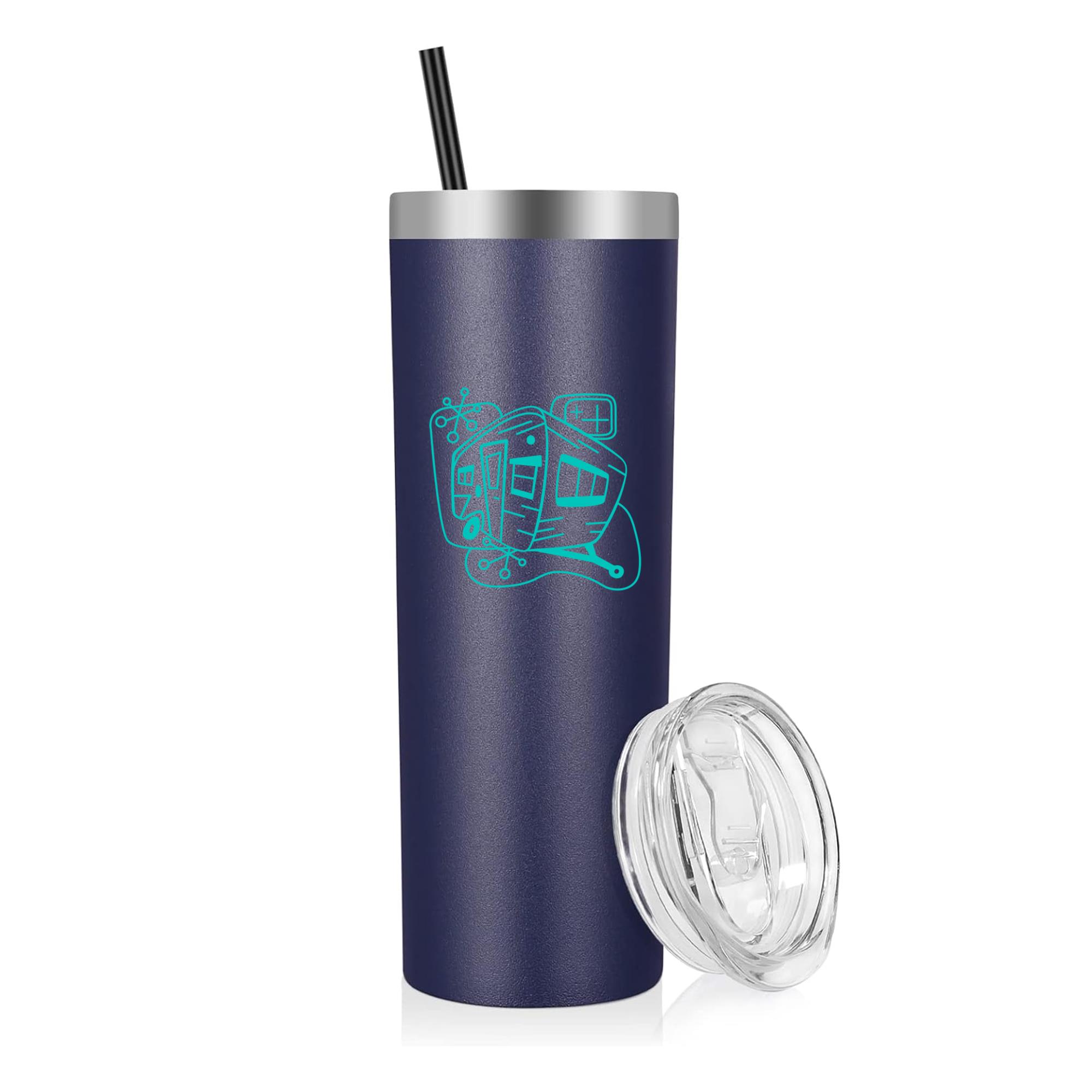 Motorhome Retro Simple Transport 20oz Stainless Steel Tumbler