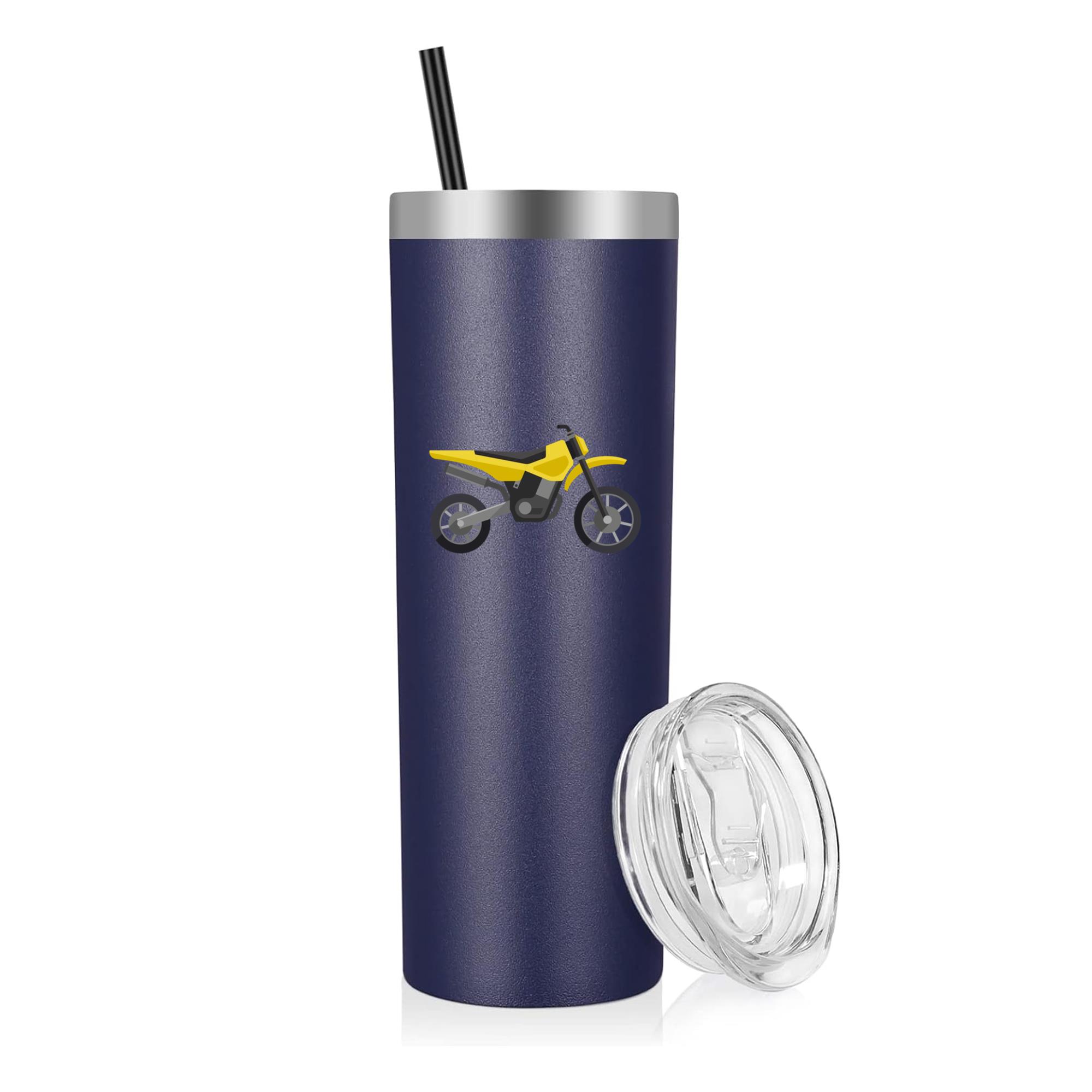 Off Road Motorcycle Icon 20oz Stainless Steel Tumbler
