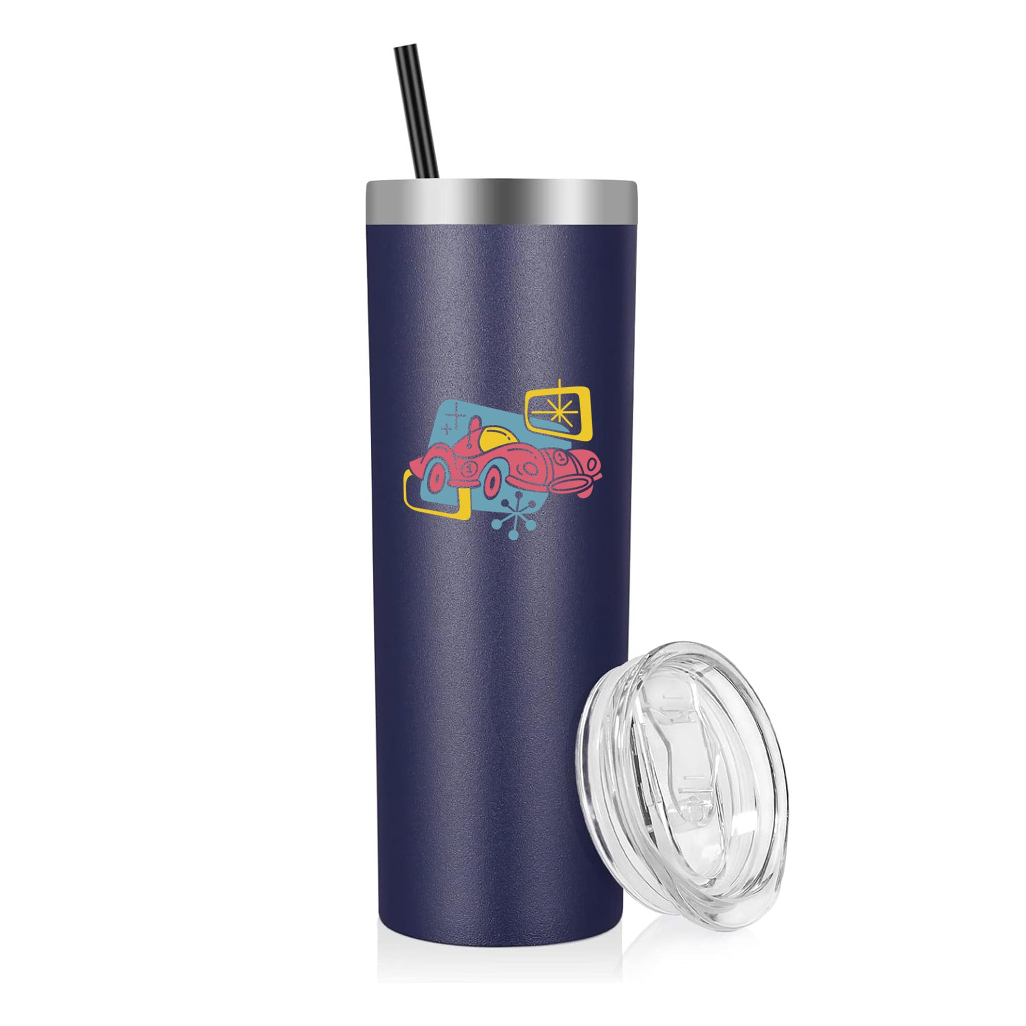 Racecar Retro Transport 20oz Stainless Steel Tumbler