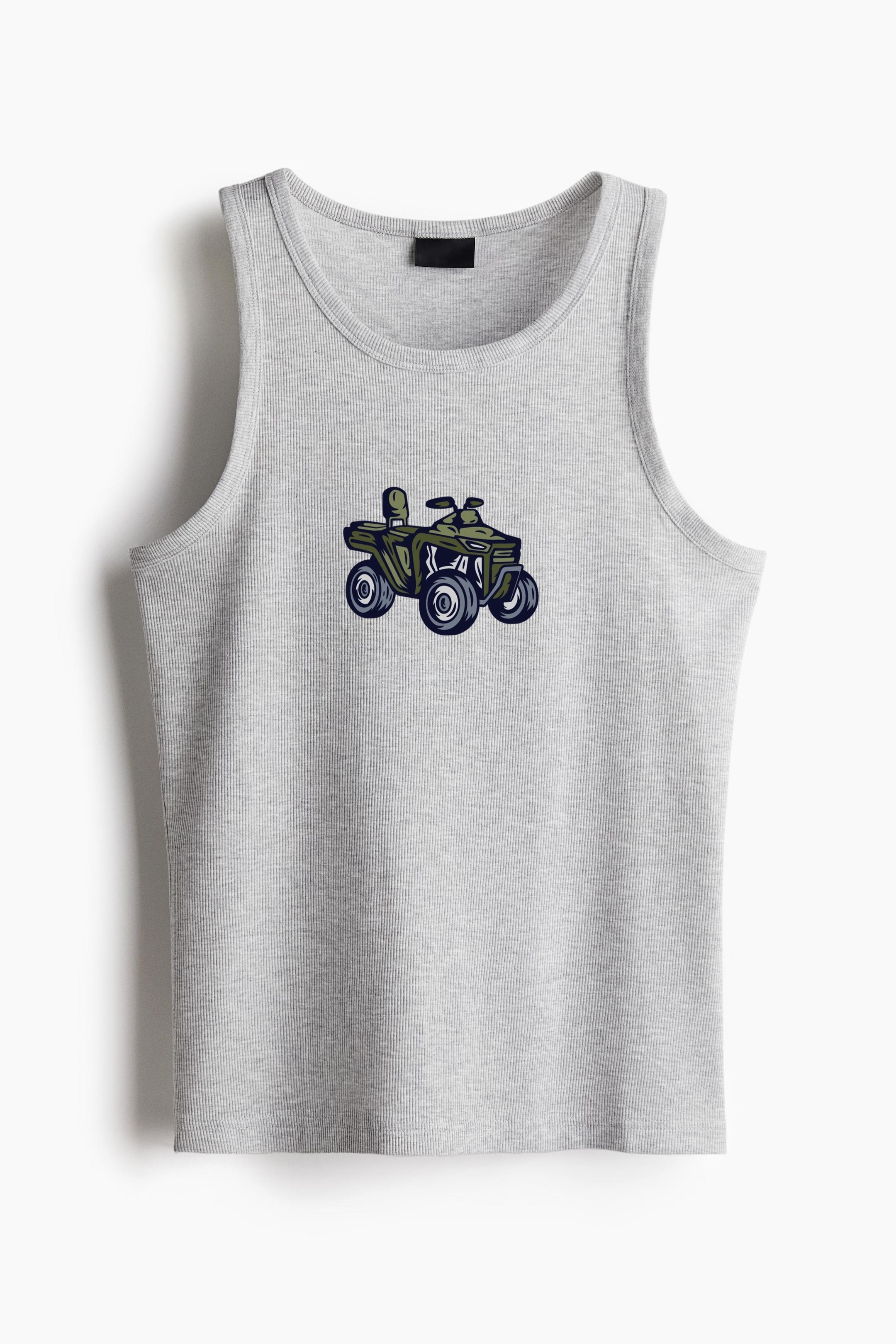 Stylish Off Road Atv Illustration Classic Unisex Tank Top