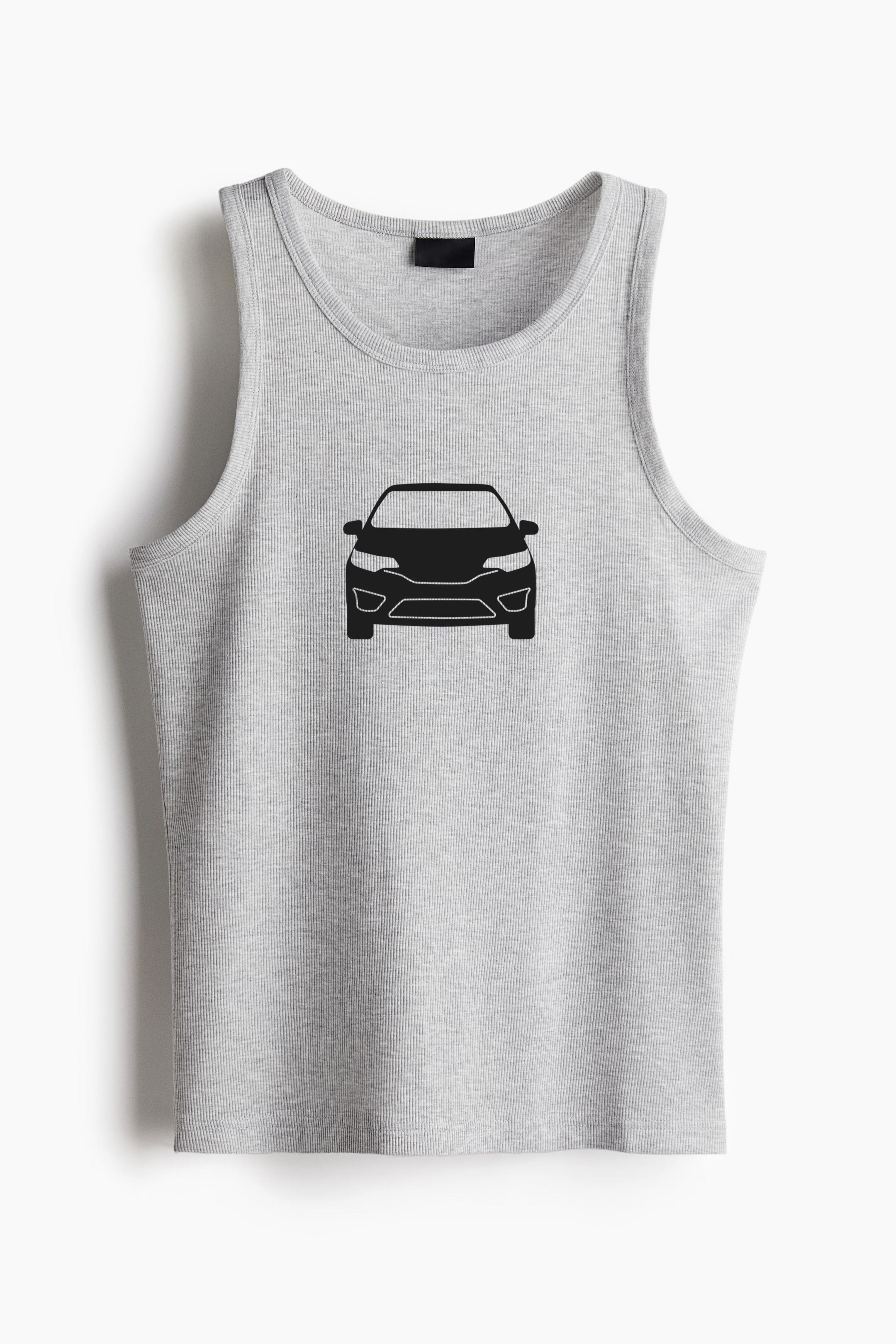 Suv Car Front View Silhouette Classic Unisex Tank Top