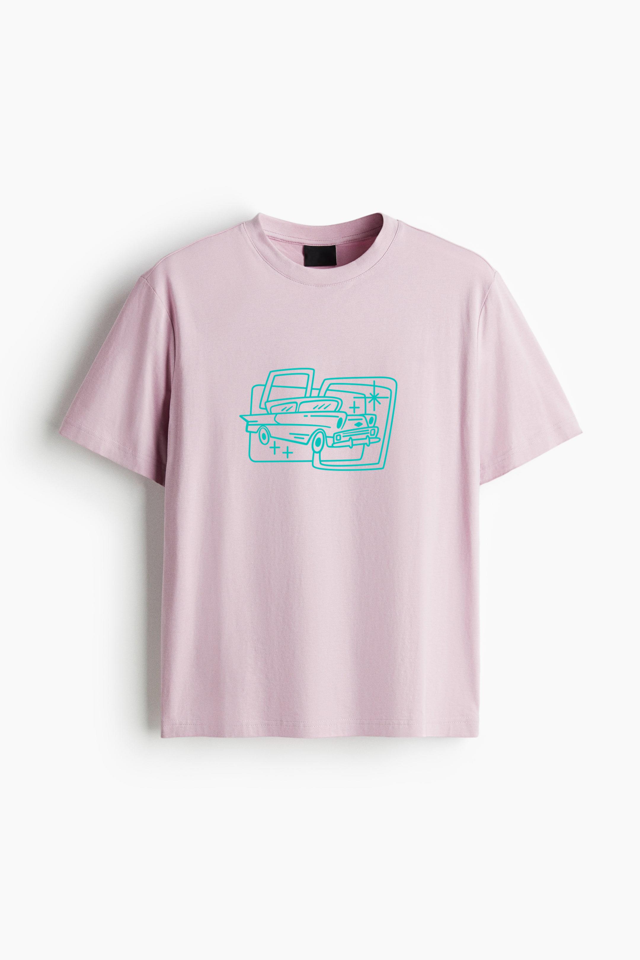 Vehicle Car Simple Retro Transport Cotton T-Shirt - Image 3